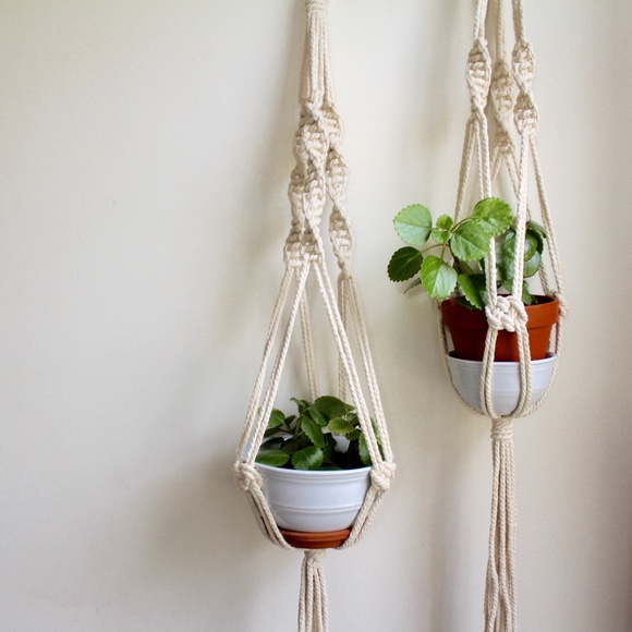 Macrame Plant Hangers - Picture 2 of 7